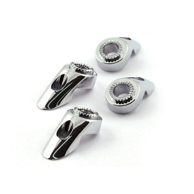 Chris Products Turn Signal Mount Kit. Front. L/R. Chrome – L1973–1990 FX; XL Sportster; FXRS