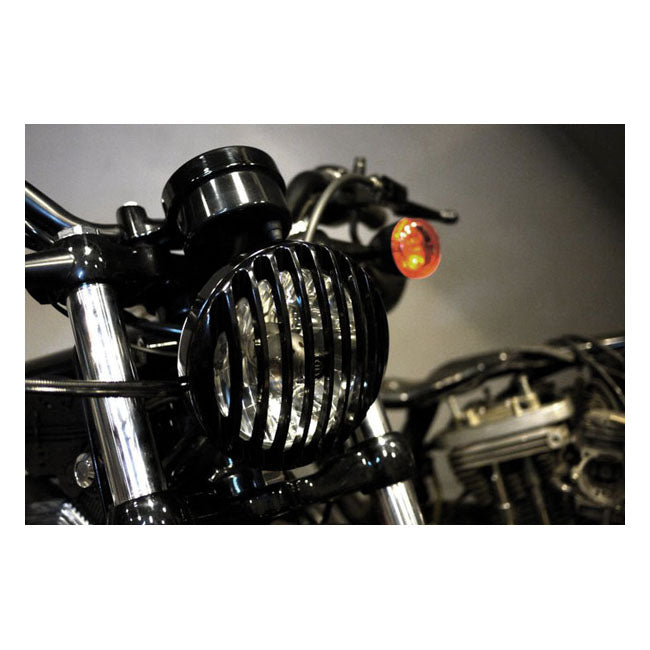 Rough Crafts Headlamp Grill 5-3/4". Black – All Stock 5-3/4" (168mm) Headlamps