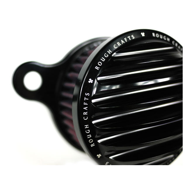 Rough Crafts Air Cleaner Kit. Black – 2004–2022 XL Sportster