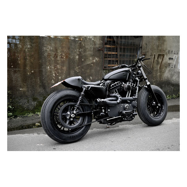 Rough Crafts, Guerrilla 1" Handlebar. Black for 82-20 H-D (Excl. 08-20 E-Throttle & 88-11 Springers)