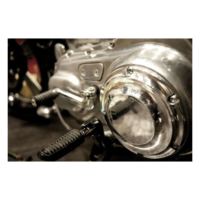 Rough Crafts, Smooth Derby Cover. Chrome for 04-20 XL; 08-12XR1200