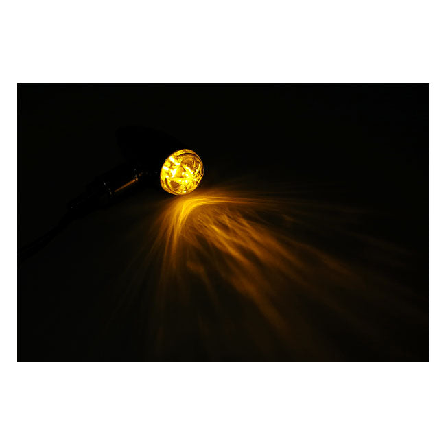 MCS Micro Bullet LED Turn Signals, Chrome