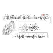 MCS Thrust Washer, Transmission Mainshaft, Right Side .0795" – L1984–1990 4-Speed XL Sportster
