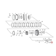MCS Lock Nut, Clutch Adj. Screw – 1954–1970 K; XL Sportster
