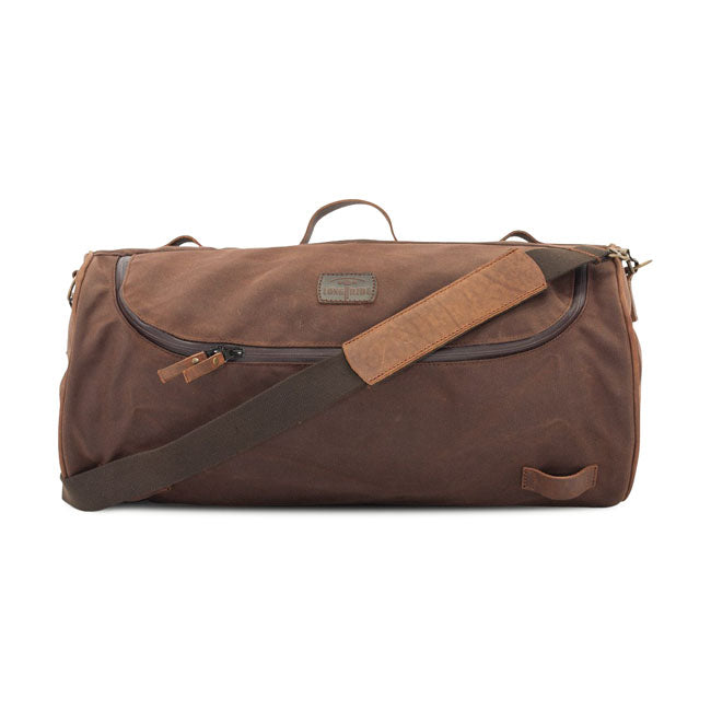 Longride Roll Bag Waxed Cotton Wide. Brown Wax – Universal