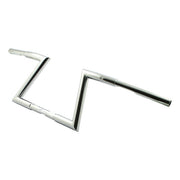 Fehling CRC Z-Bar Hollister 1 3/16" (30mm) Chrome – 1982–2022 H-D with 1" I.D. Risers