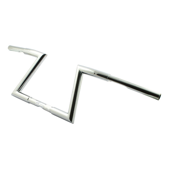 Fehling CRC Z-Bar Hollister 1 3/16" (30mm) Chrome – 1982–2022 H-D with 1" I.D. Risers