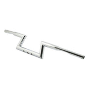 Fehling CRC Fehling 1-1/4" Low Z-Bar Chrome – 1982–2022 H-D with 1.25" I.D. Risers