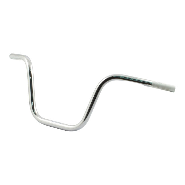 Fehling CRC 1" Western Bar ''High''. 25Cm High. Chrome – 1982–2022 H-D with 1" I.D. Risers