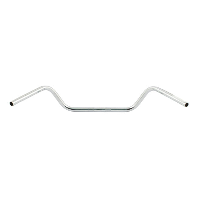 Fehling CRC 1" Western Bar. 16.5Cm High. Chrome – 1982–2022 H-D with 1" I.D. Risers