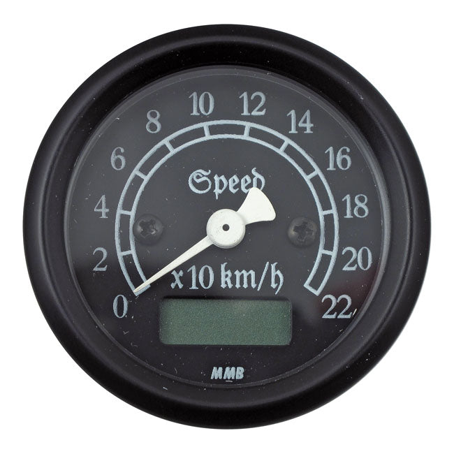 MMB 48mm Ultra Mini Electronic Speedo Classic Black