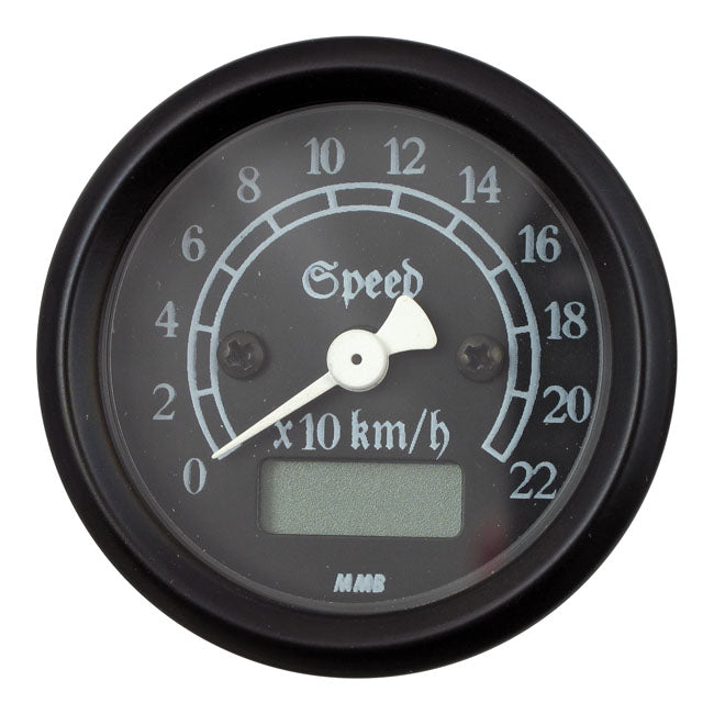 MMB 48mm Ultra Mini Electronic Speedo Classic Black