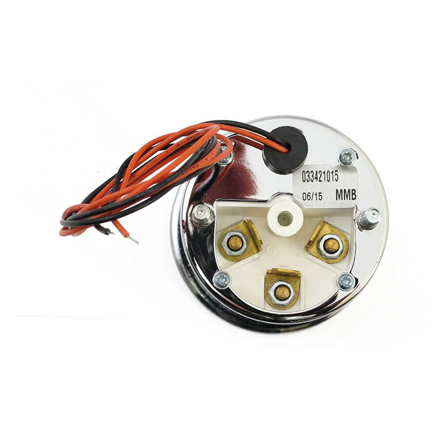 mmb 48mm Ultra Mini Oil Temperature Gauge Classic Chrome
