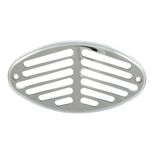MCS Cateye Taillight Grill. Air Glide, Chrome – Regular Cateye Taillight