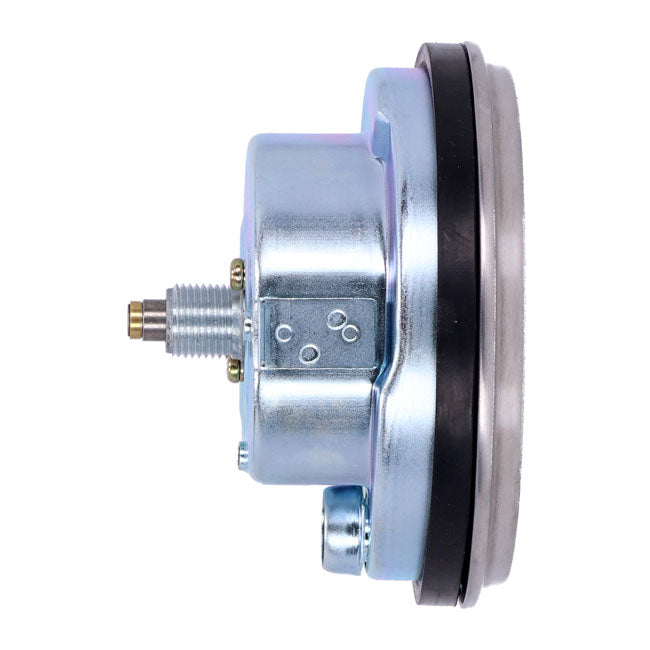MCS FL Speedometer, ''85-Up Face'', Black. 2:1 Mph