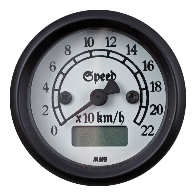 MMB 48mm Ultra Mini Electronic Speedo Classic Black