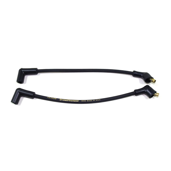 Taylor 8 mm Street Thunder Spark Plug Wire Set. Black – 1982–1994 FXR with Centre Mounted Coil…