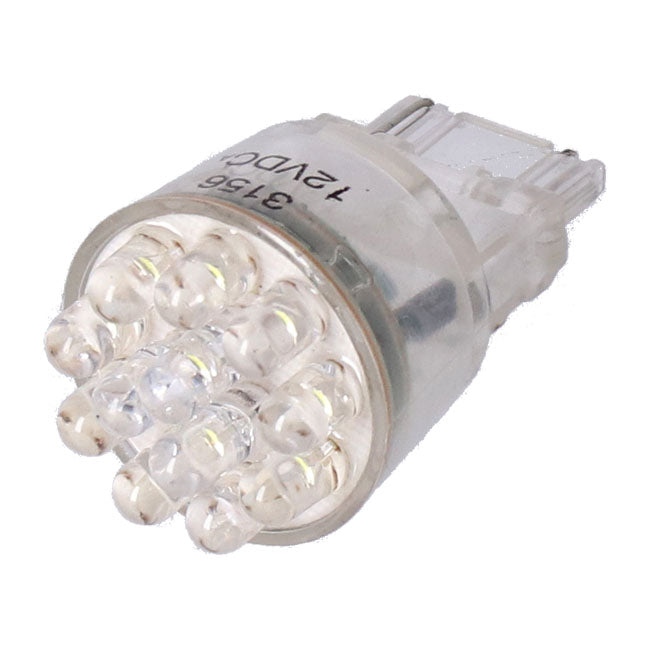 MCS LED Wedge Turn Signal Bulb #3156 Base. White Light