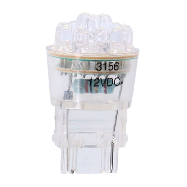 MCS LED Wedge Turn Signal Bulb #3156 Base. White Light