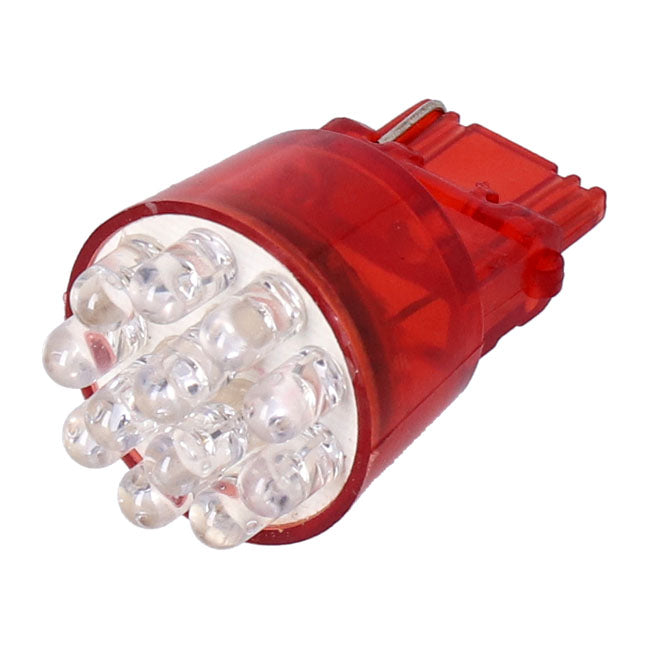MCS LED Wedge Turn Signal Bulb #3156 Base. Red Light
