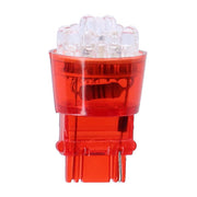 MCS LED Wedge Turn Signal Bulb #3156 Base. Red Light