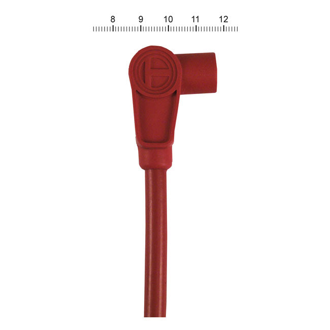 Taylor 8.2 mm Thundervolt Univ. Spark Plug Wire Kit. Red – Universal for Pre-Twin Cam Style Coils