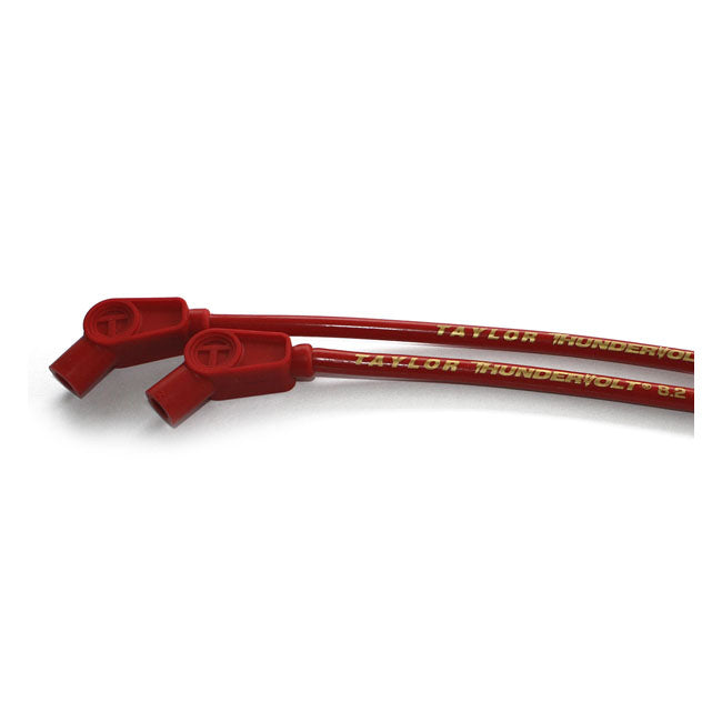Taylor 8.2 mm Thundervolt Spark Plug Wire Set. Red – 2009–2016 FLT/Touring