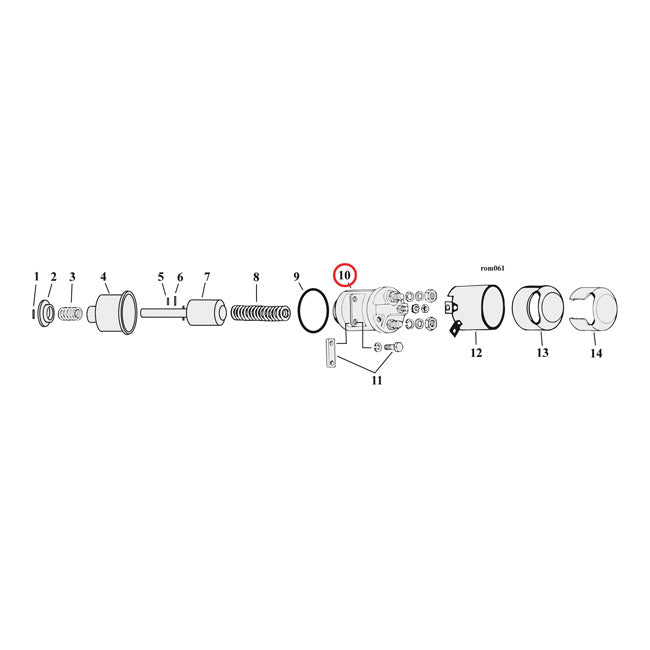 Standard Co. solenoid (dual bracket). Zinc plated 80-88 FLT, FXR 5-Speed models (excl. 5-speed Softail)
