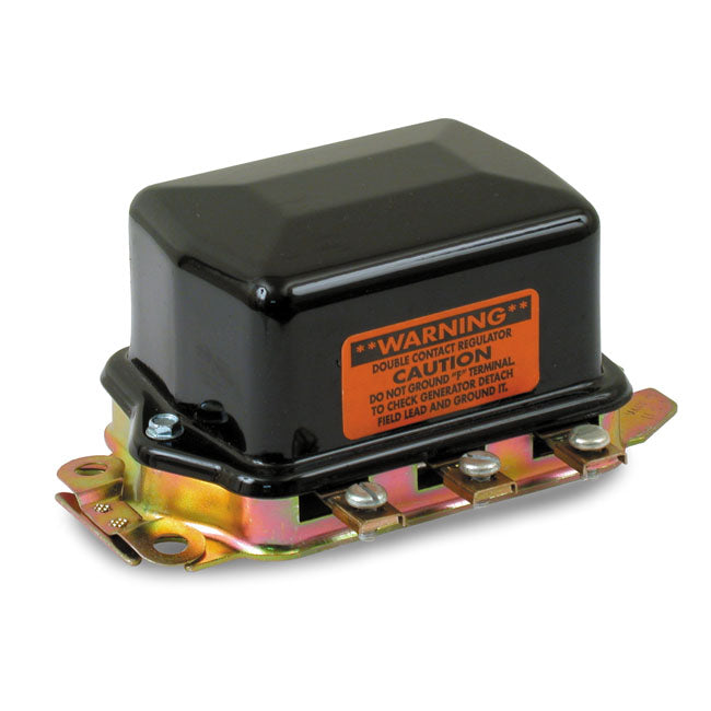 Standard Mechanical Regulator 12V Delco Style. Black – 1965–1969 FL; 1966–1977 XLH
