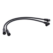 Standard Blue Streak, XXX Spark Plug Wire Set. Black, White Print – 2004–2006 XL Sportster