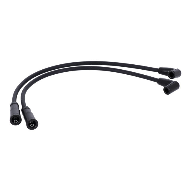 Standard Blue Streak, XXX Spark Plug Wire Set. Black, White Print – 2004–2006 XL Sportster