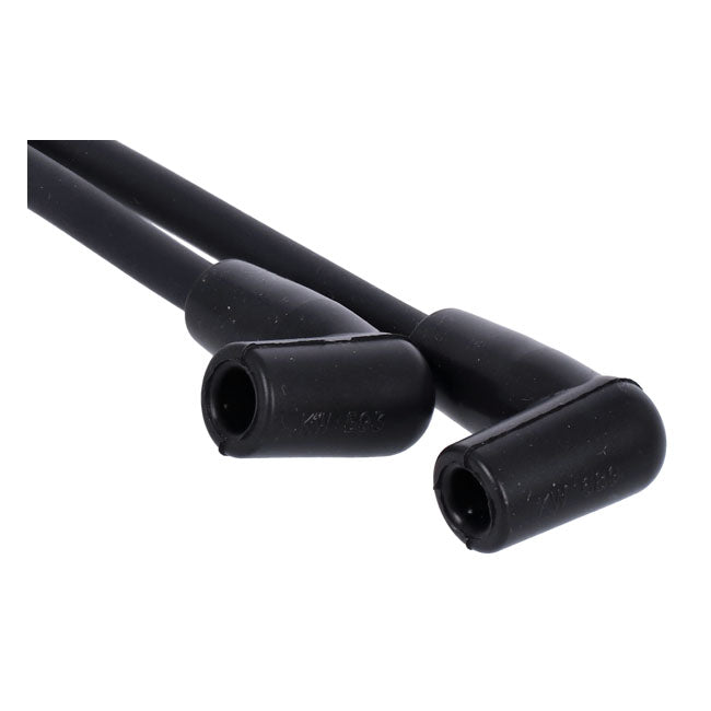 Standard Blue Streak, XXX Spark Plug Wire Set. Black, White Print – 2004–2006 XL Sportster