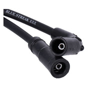 Standard Blue Streak, XXX Spark Plug Wire Set. Black, White Print – 2007–2022 XL Sportster