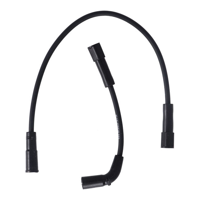 Standard Blue Streak, Xxx Spark Plug Wire Set. Black, White Print – 2007–2022 XL Sportster