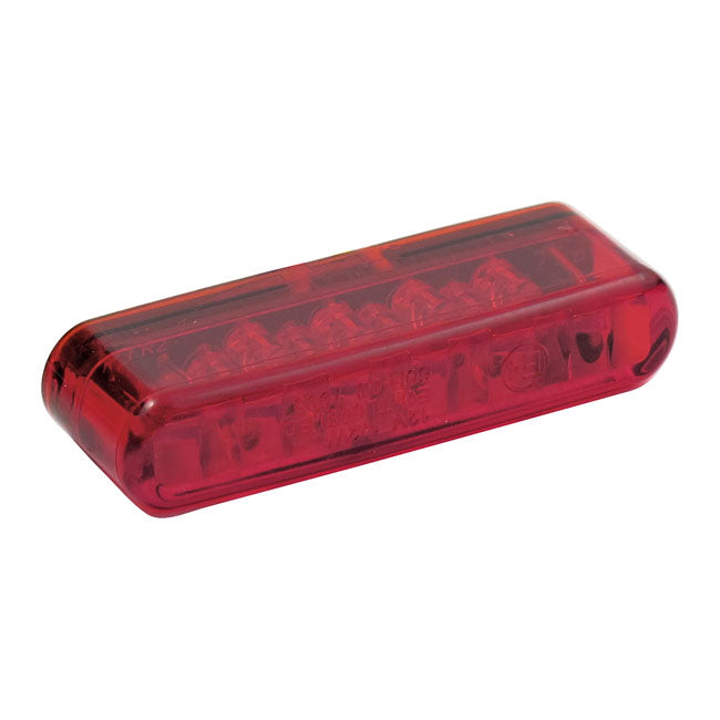 MCS Shorty LED Taillight. Horizontal Use. Red Lens