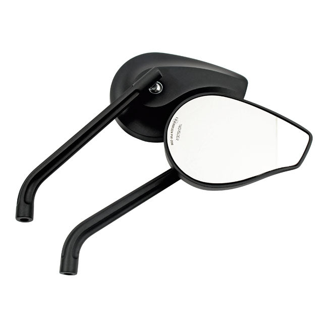 Motorcycle Storehouse Mirror Set Phoenix, Black Ano