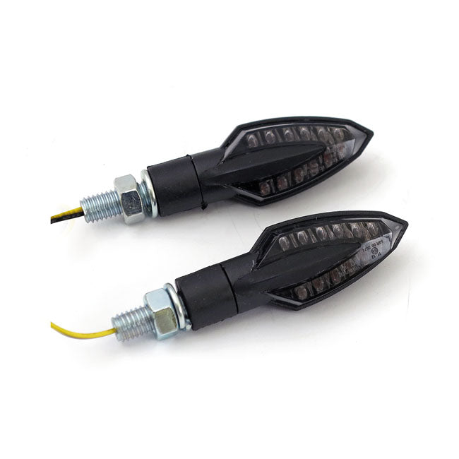Motorcycle Storehouse Vinci LED Turn Signals, Black