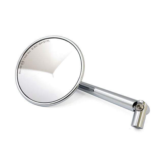 MCS Montana Round Mirror. Chrome, L&R