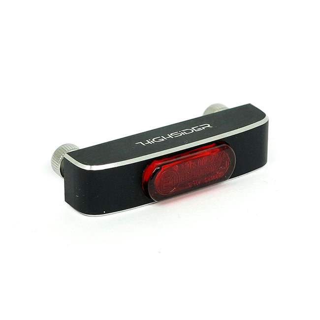 Motorcycle Storehouse Conero LED Taillight Black, Red Lens