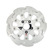 Braking Floating 9-Spoke Wave Brake Rotor 11.5", Front Left – Upto 99 Big Twin