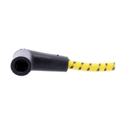 MCS Universal 40" Spark Plug Wire Set. Cotton Cloth Yellow/Black – Universal with Pre-1999 Style Coil