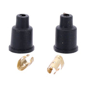 MCS Universal 40" Spark Plug Wire Set. Cotton Cloth Yellow/Black – Universal with Pre-1999 Style Coil