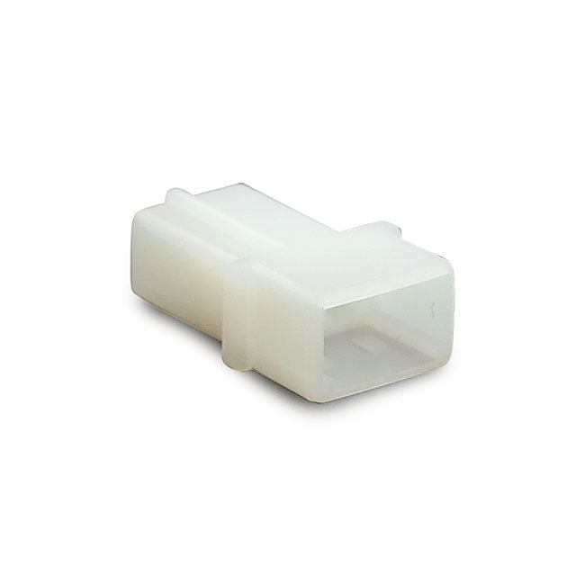 Namz AMP/TE Connector. White, Receptacle, 2-Pins