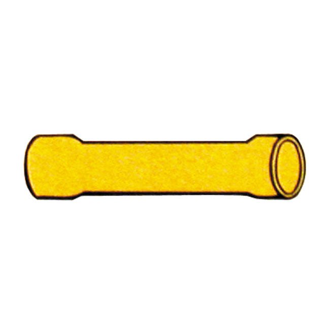 Standard Connectors, Butt Splice PVC, Crimp. Yellow