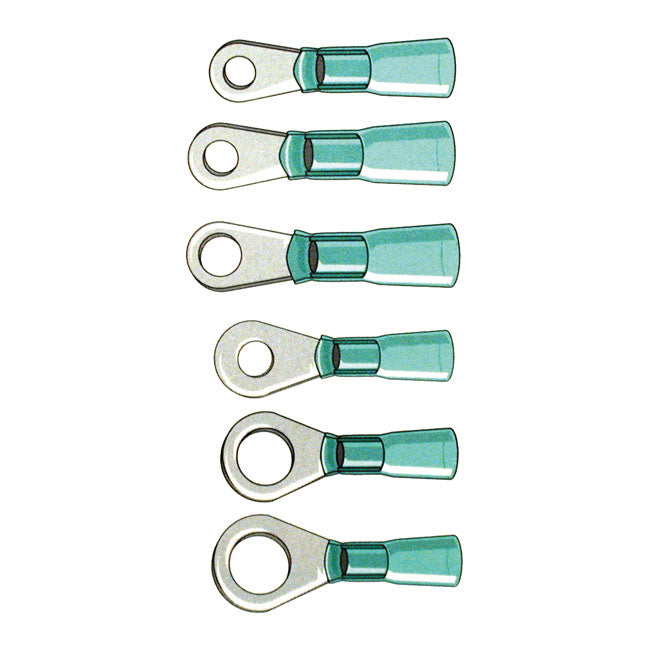 Standard Ring Terminal Connectors #6. Blue