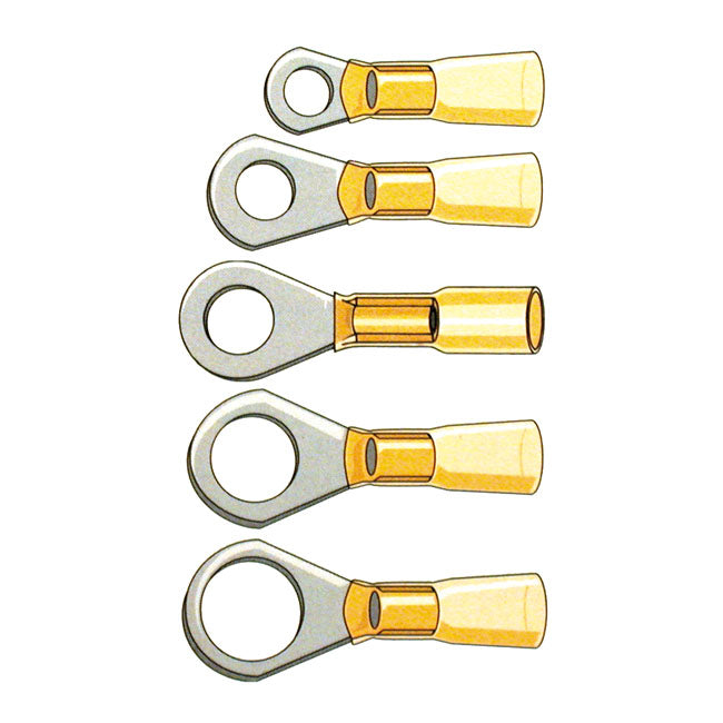 Standard Ring Terminal Connectors #10. Yellow