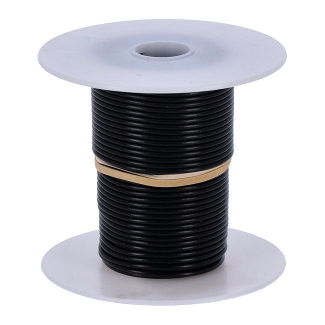 Standard Wire on Spool, 18 Gauge. 100 Ft. Black