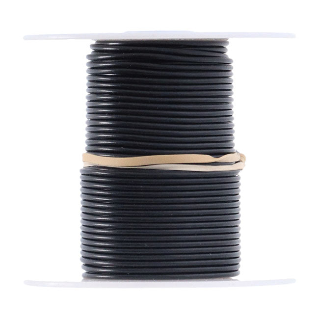 Standard Wire on Spool, 18 Gauge. 100 Ft. Black
