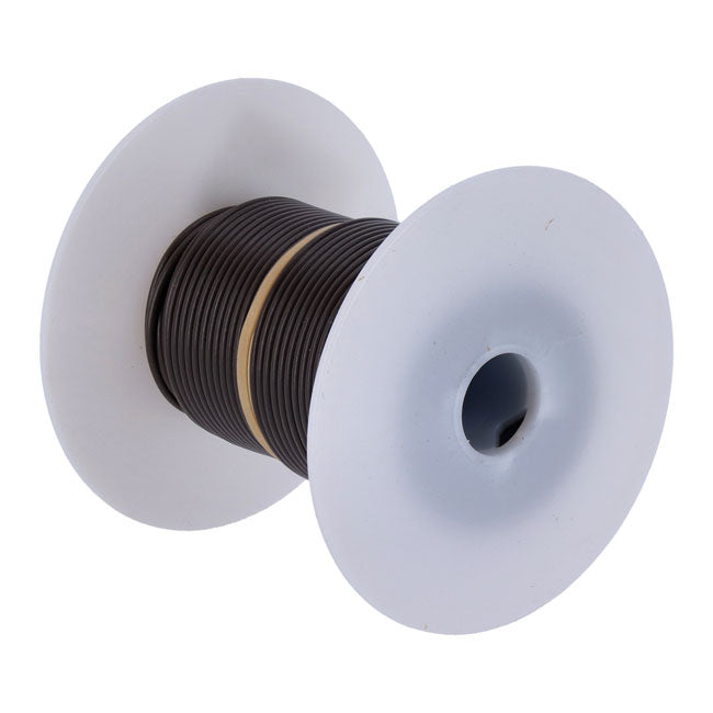 Standard Wire on Spool, 18 Gauge. 100 Ft. Brown