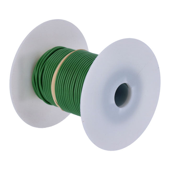Standard Wire on Spool, 18 Gauge. 100 Ft. Green